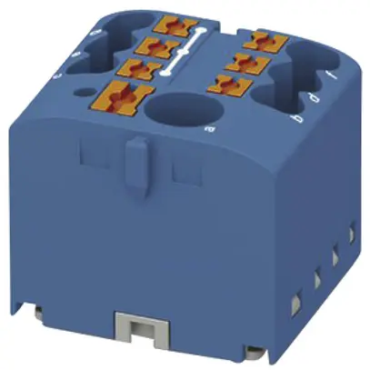 Blocco di distribuzione PX PTFIX 6/6X2,5 BU LQ 