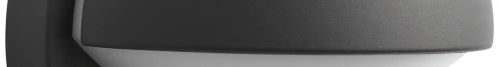 Applique Philips June PIR E27 1×12W IP44 195×135mm anthracite 