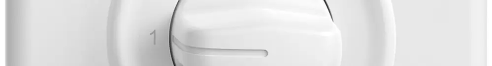 UP-Drehschalter STANDARDdue getr.Kont.2P 1-2-3 T=60mm ws 