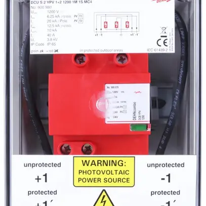 Scatola di raccordo generatore DEHN SE DCU S 2 YPV 1+2 1200 1M 1S 