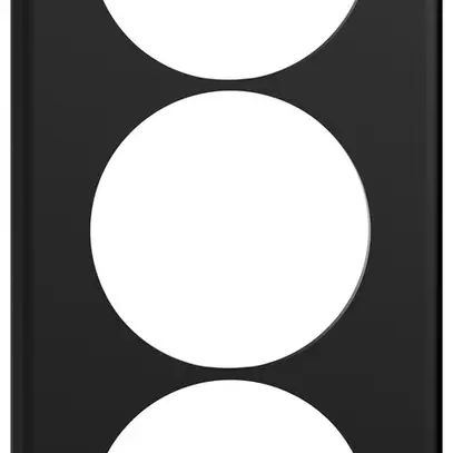 Piastra di copertura INC STANDARDdue SNAPFIX® 3×1/1×3 3×Ø58 90×210mm ne 