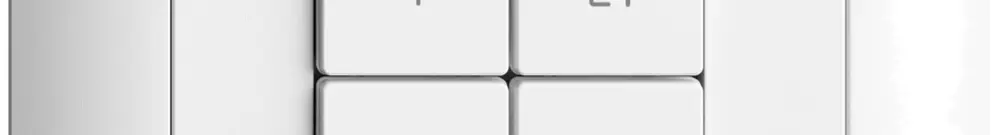 Stazione secondaria INC 1K/4T per dimmer scena Edue Wiser bianco 
