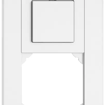 UP-Kombination EDIZIO.liv SNAPFIX® 2×1 156×96mm Schema 3/1L+leer weiss 
