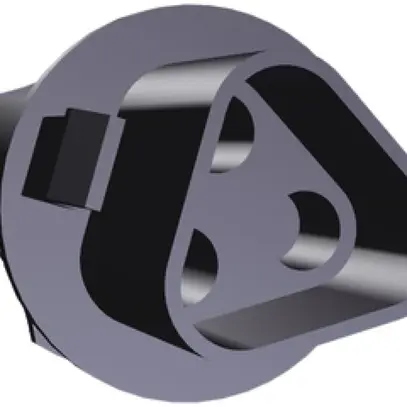 Pezzo di chiusura RST 20i3 nero 