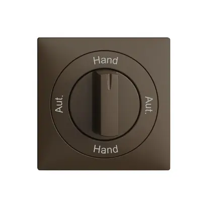 Frontset Aut.-Hand-Aut.-Hand EDIZIOdue 60×60mm coffee 