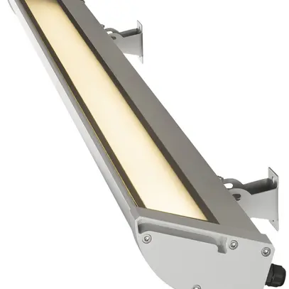 Applique LED SLV VANO WING 49W 3140lm 3000K IP65 DALI 1195mm 120° grigio 
