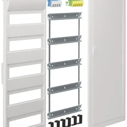 Kit di montaggio Hager volta con cornice/porta 5-file 