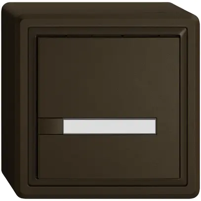 AP-Universaltaster EDIZIO.liv UNI SNAPFIX® o.LED 1× 1-Tbed.Pap.br 