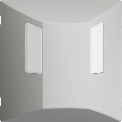 Rilevatore di movimento180° dimm. PIRI EDIZIOdue grigio chiaro 