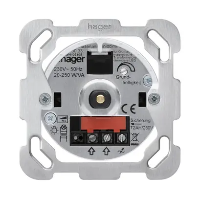 Intérieur variateur universel Hager coupure de phase ascendante plaque d.fix.LED 