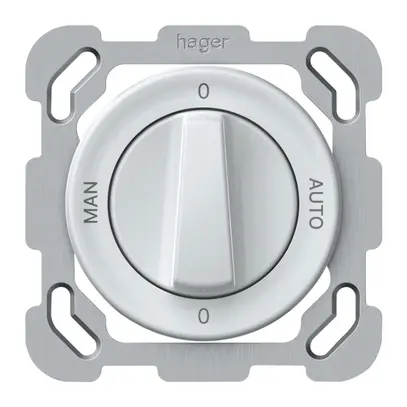 Interruttore rotativo INC origin comm.2/1L 16A 250V 0-AUTO-0-MAN 77×77mm bi 