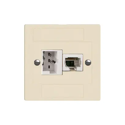Presa INC xDSL RJ45/TT83 crema, ITplus EDIZIOdue con filtro 
