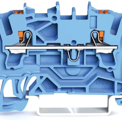 Durchgangsklemme WAGO TopJob-S 2.5mm² 2L blau Serie 2202 