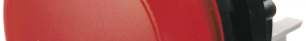 Tête ETN pour lampe témoin 22.5mm rouge 