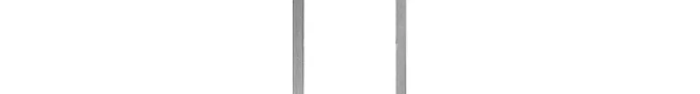 Cadre de fixation FH 1×3 FLF blanc 