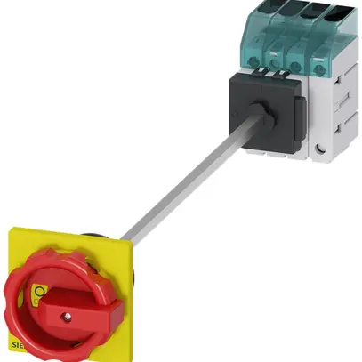 Sezionatore di carico Siemens SENTRON 3LD3 pavimento 63A 3LN 66×66mm ro/gi 
