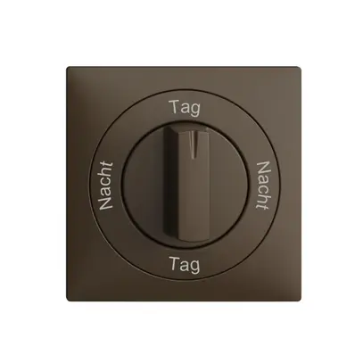 Kit frontale Nacht-Tag-Nacht-Tag EDIZIOdue 60×60mm coffee 