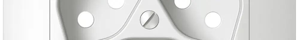 Kit frontal SIDUS B pour 3×T13 blanc brillant 