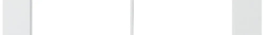 Cadre de recouvrement ENC kallysto.trend 3×2 blanc 154×214mm 