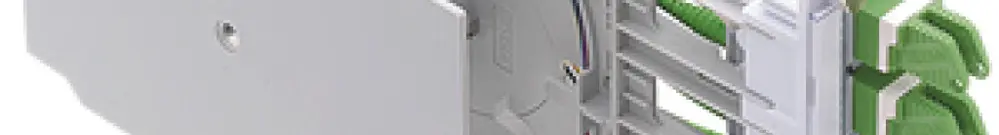 Module fibre FO 7TE épissure 6×E-2000-Compact OM3 