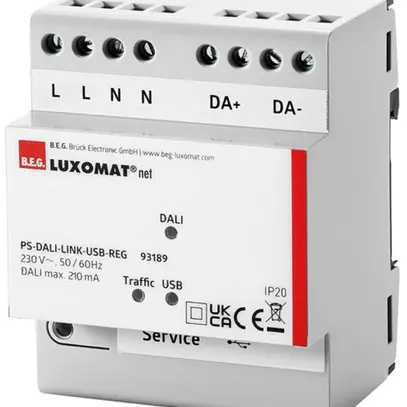 REG-Spannungsversorgung SWISSLUX PS-DALI-LINK-USB 16V 210mA 4TE 