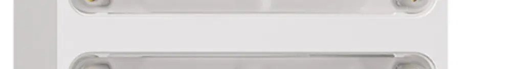 NAP-Kopfzeile Feller NEVO, 2×1, für N.CO-Apparate, weiss 