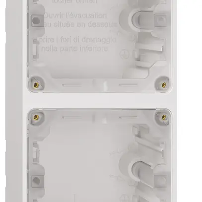 En-tête NAP Feller NEVO, 2×1, pour appareils N.CO, blanc 