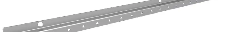 Guida profilata Rittal SV 9681.208 profilo a Z 598×1mm acciaio 10 pezzi 