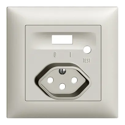 Kit frontale EDIZIOdue per presa FI grigio chiaro 