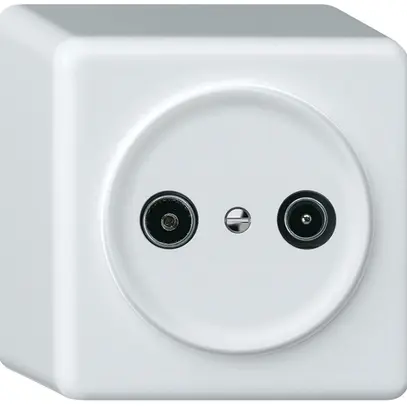 Prise antenne AP TV-R origin prise finale 10.5dB blanc 