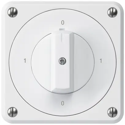 Interruttore rotativo INC robusto IP55 schema 0/2P bianco 