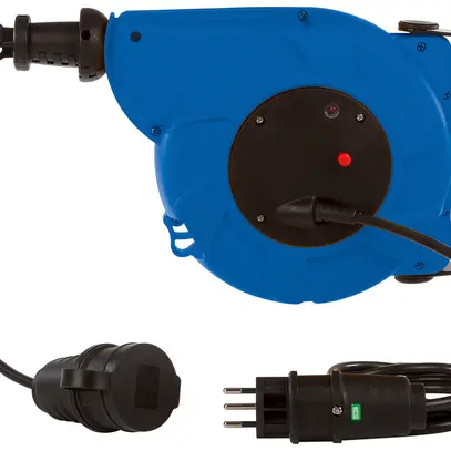 Enrouleur de câble automatique Steffen 5m Td3×1.5mm² câble de raccordement: 1m 