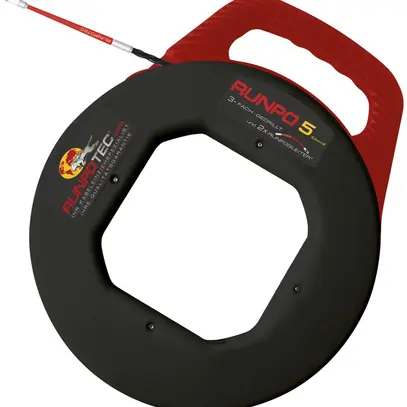 Appareil passe-fil RUNPO 5 en matière synth.Ø5.3mm 30m 