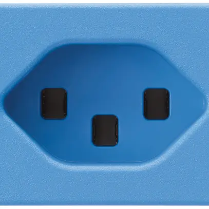 Presa INS FLF Hager tipo 23 blu con morsetti a innesto 