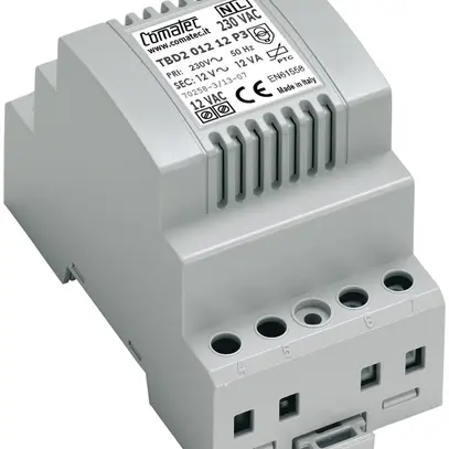 Transformateur de séparation AMD Comatec TBD2, IN: 230VAC, OUT: 12VAC, 3UM 