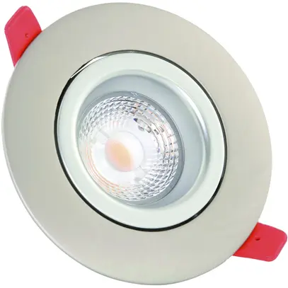 Downlight LED INS DOTLUX CIRCLEmini 6.5W, 2700K, alluminio 