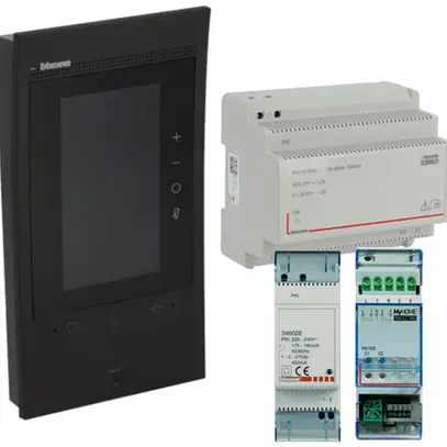 Kit de démarrage Legrand MyHOME Zigbee 8 can 27V DC IP20 16UM noir 