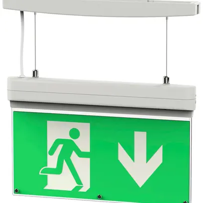 Luminaire de voie de secours LED DOTLUX EXITmulti IP20 mur/plafond 