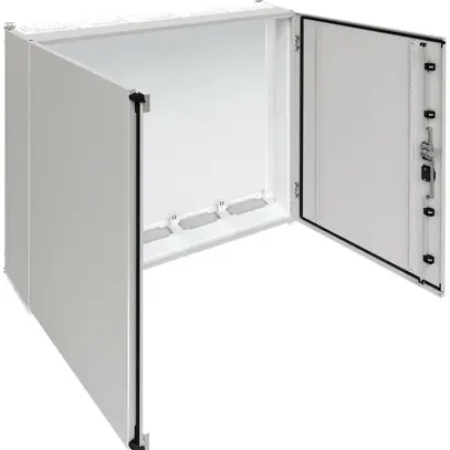 Armadio murale Hager univers con porta piena CP II IP55 1250×1300×275mm RAL 7035 