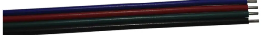 Cavo piatto DOTLUX 4 poli 1000mm multicolore 