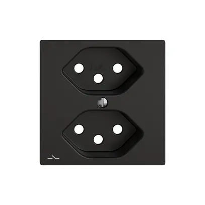 Kit di montaggio EDIZIO.liv SNAPFIX® per presa 2×T13 separata ne 
