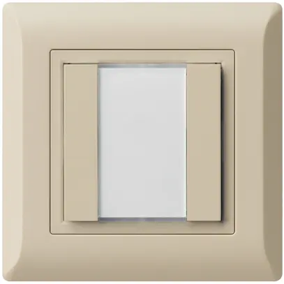 Poussoir multifonction ENC kallysto.line KNX RF 2× beige 