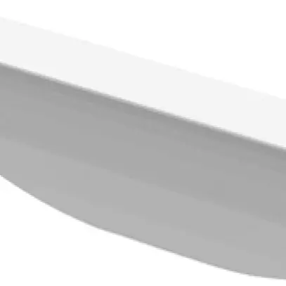 Capot de fermeture SLV GRAZIA 60 86×33×25mm aluminium blanc 