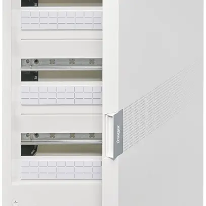 Distributore AP Hager vega 3-file 18UM porta bianco IP40 400×625×146mm 