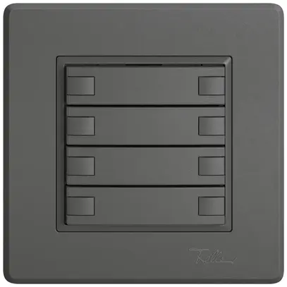 Pulsante universale INC EDIZIO.liv UNI SNAPFIX® s.LED 8× com.1T grs 
