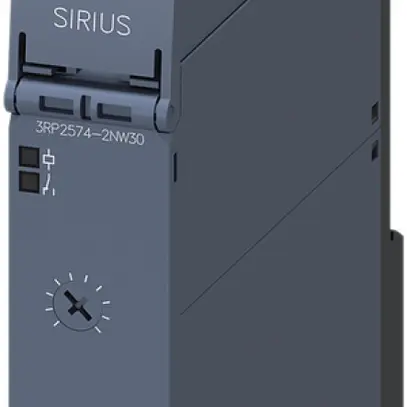 Relè a tempo Siemens SIRIUS 3RP25 12…240VUC 1Ch+1Ch Y∆ 1…20s a molla 