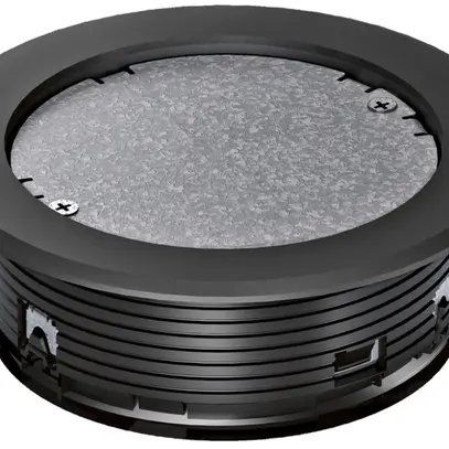 Leitungsauslass mit Blinddeckel Hager, H>32mm schwarz 