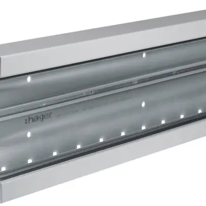 Brüstungskanal tehalit BRS 170×65×2000mm Oberteil 120 Stahl hellgrau 