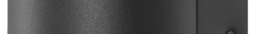 Wandleuchte SLV ASTO TUBE GU10 2×10W Ø70×200mm schwarz 