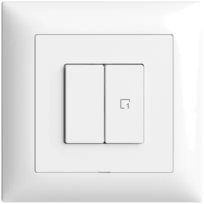Station secondaire ENC 1K/2T pour interrupteur scène Edue Wiser blanc 